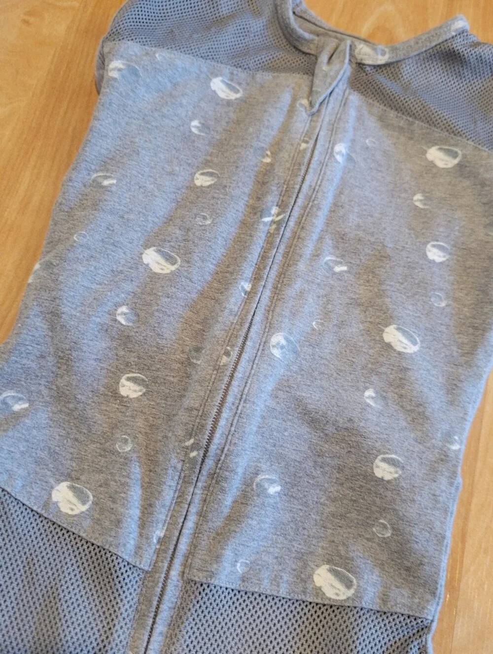 Happiest Baby Sleepea Swaddle Sleep Sack Charcoal Planets Size Medium 2-4 Months